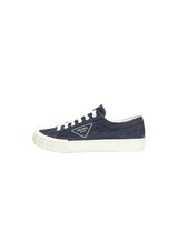 DENIM GABARDINE LOGO SNEAKERS 42