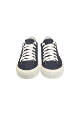 DENIM GABARDINE LOGO SNEAKERS 42