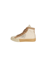 GABARDINE HIGH TOP SNEAKERS 38