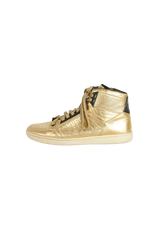LEATHER HIGH TOP SNEAKERS 44
