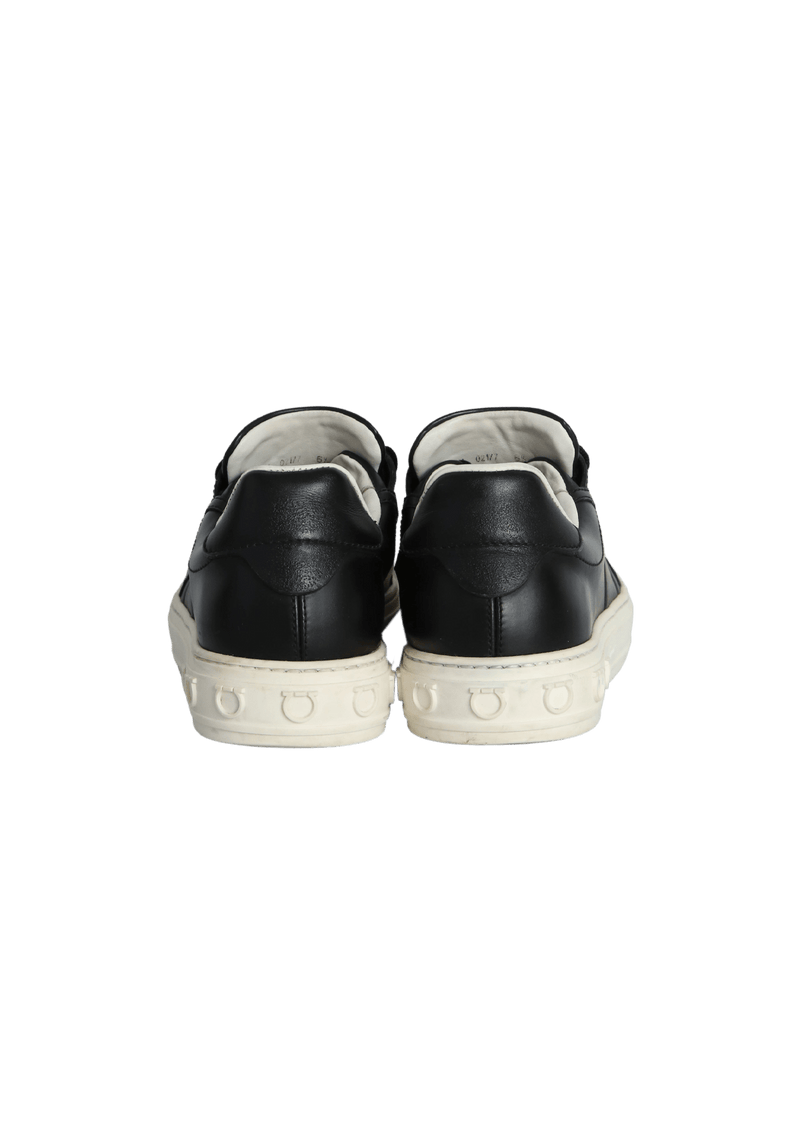 GANCIO LEATHER PLATFORM SNEAKERS 35.5