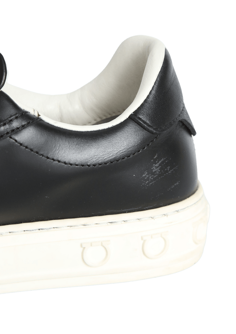 GANCIO LEATHER PLATFORM SNEAKERS 35.5