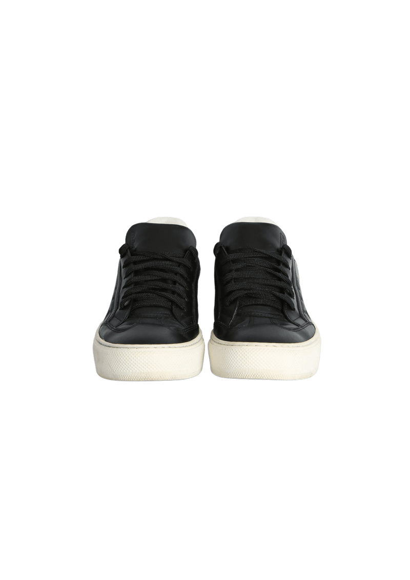 GANCIO LEATHER PLATFORM SNEAKERS 35.5