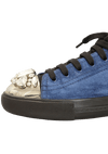 SUEDE CRYSTAL SNEAKERS 38