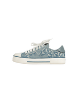 DENIM BUTTERFLY EMBROIDERED SNEAKERS 34