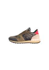 ROCKSTUD CAMO SNEAKERS 34