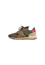 ROCKSTUD CAMO SNEAKERS 36