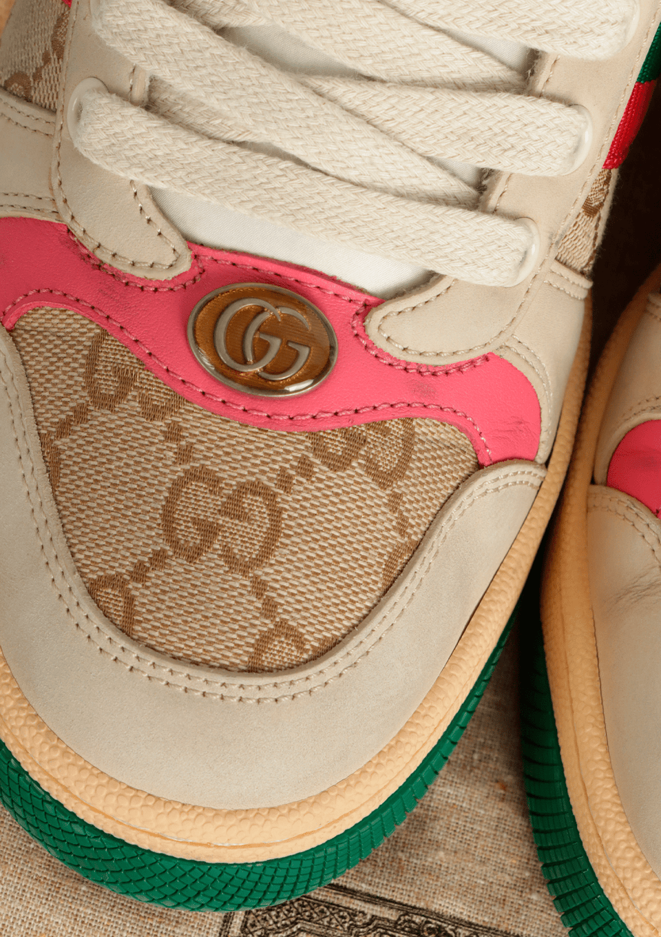 GG CANVAS SCREENER SNEAKERS 36