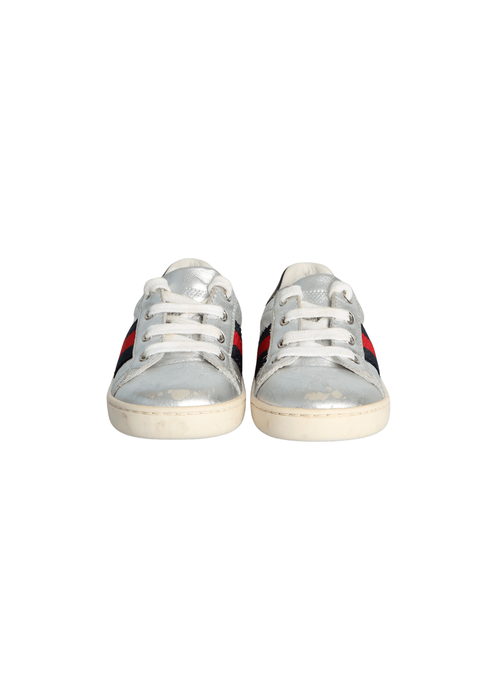 TODDLER LEATHER LOW-TOP WITH WEB SNEAKERS 21