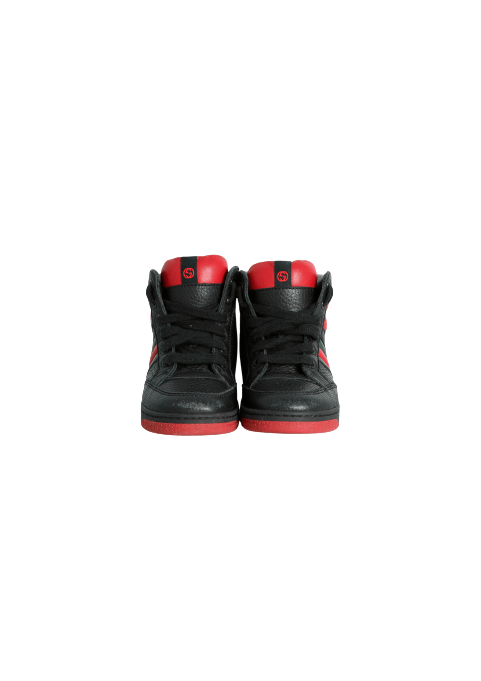TODDLER LEATHER WEB HIGH-TOP SNEAKERS 23