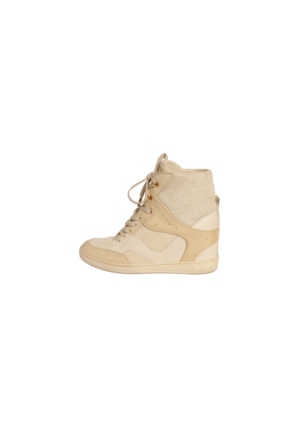 MONOGRAM WEDGE SNEAKERS 35