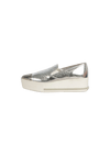 LEATHER METAL CAP TOE SNEAKERS 36