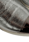 LEATHER METAL CAP TOE SNEAKERS 36