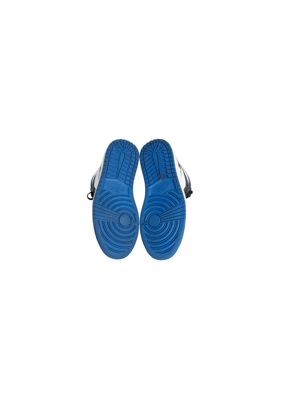 AIR JORDAN 1 HIGH WHITE ''ROYAL TOE'' 40.5