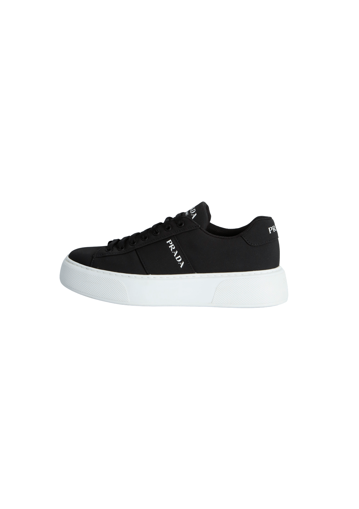 TÊNIS PRADA LEATHER SNEAKERS PRETO 40 ORIGINAL – Gringa