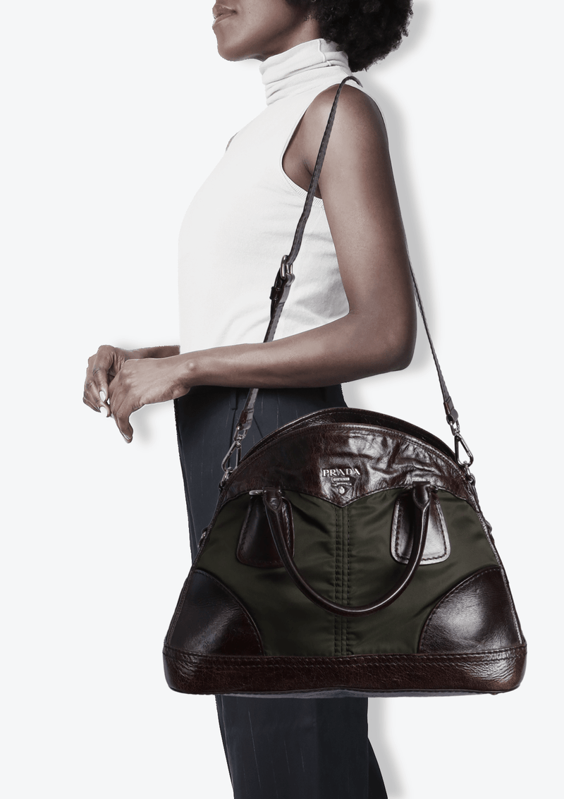 TESSUTO BAULETTO BOWLER BAG