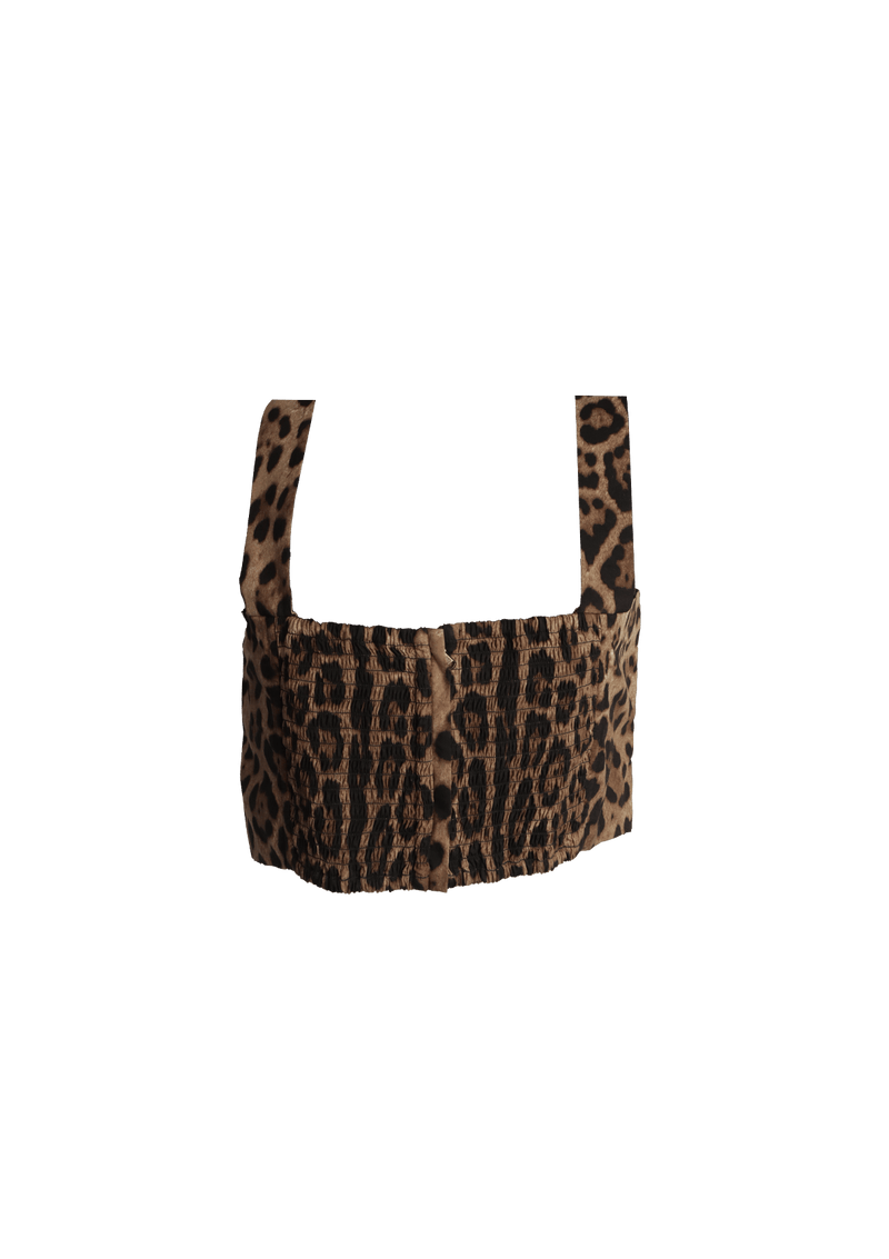 ANIMAL PRINT CROP TOP 46