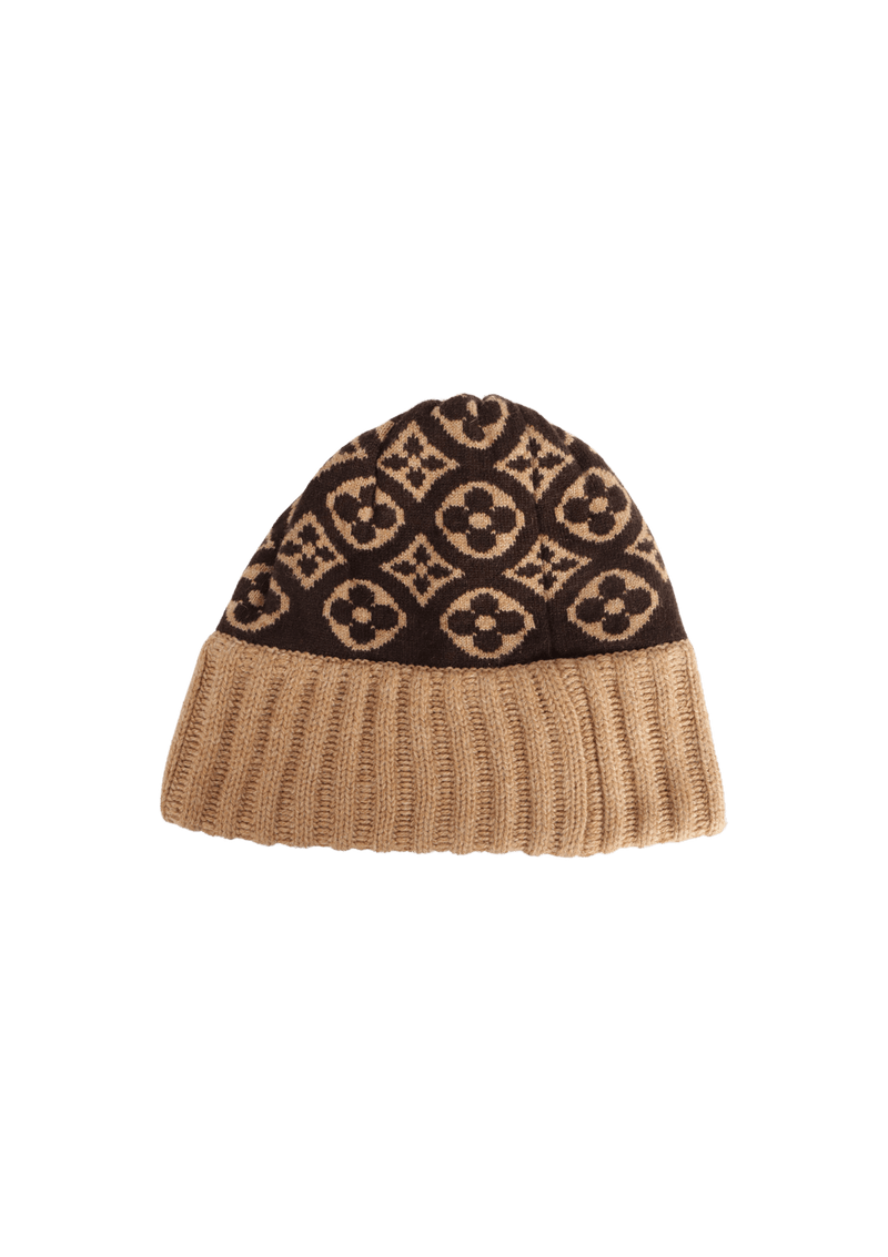 CASHMERE MONOGRAM BEANIE