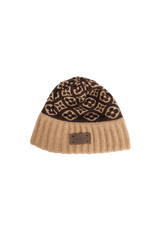 CASHMERE MONOGRAM BEANIE