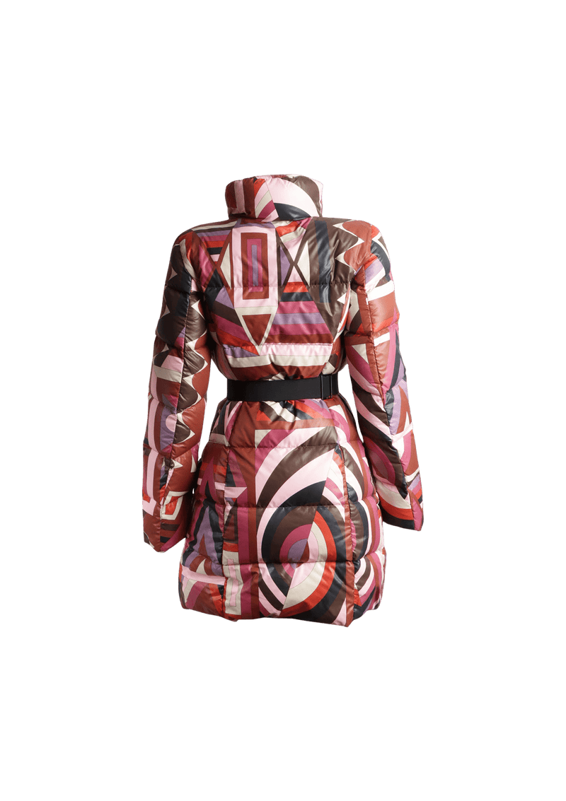 PRINTED DOWN COAT 36