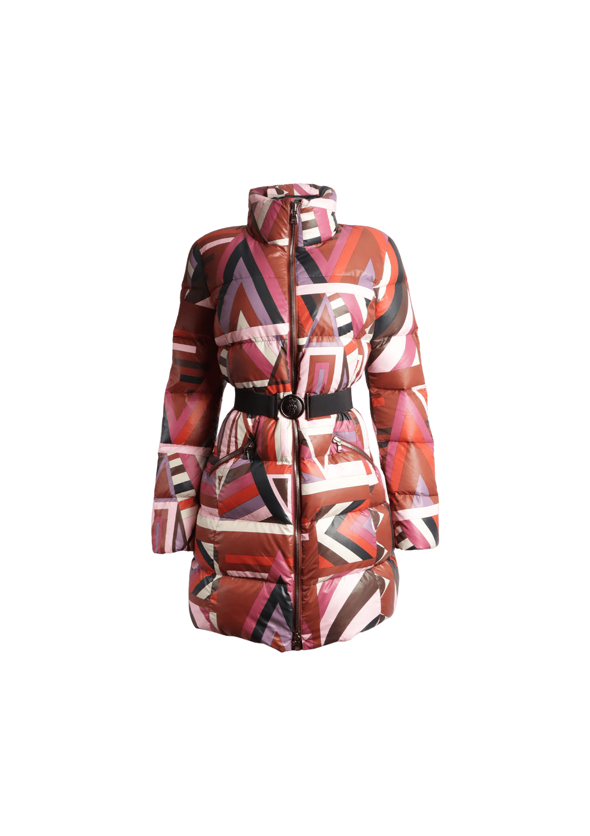TRENCH COAT EMILIO PUCCI PRINTED DOWN COAT ESTAMPADO 36 ORIGINAL