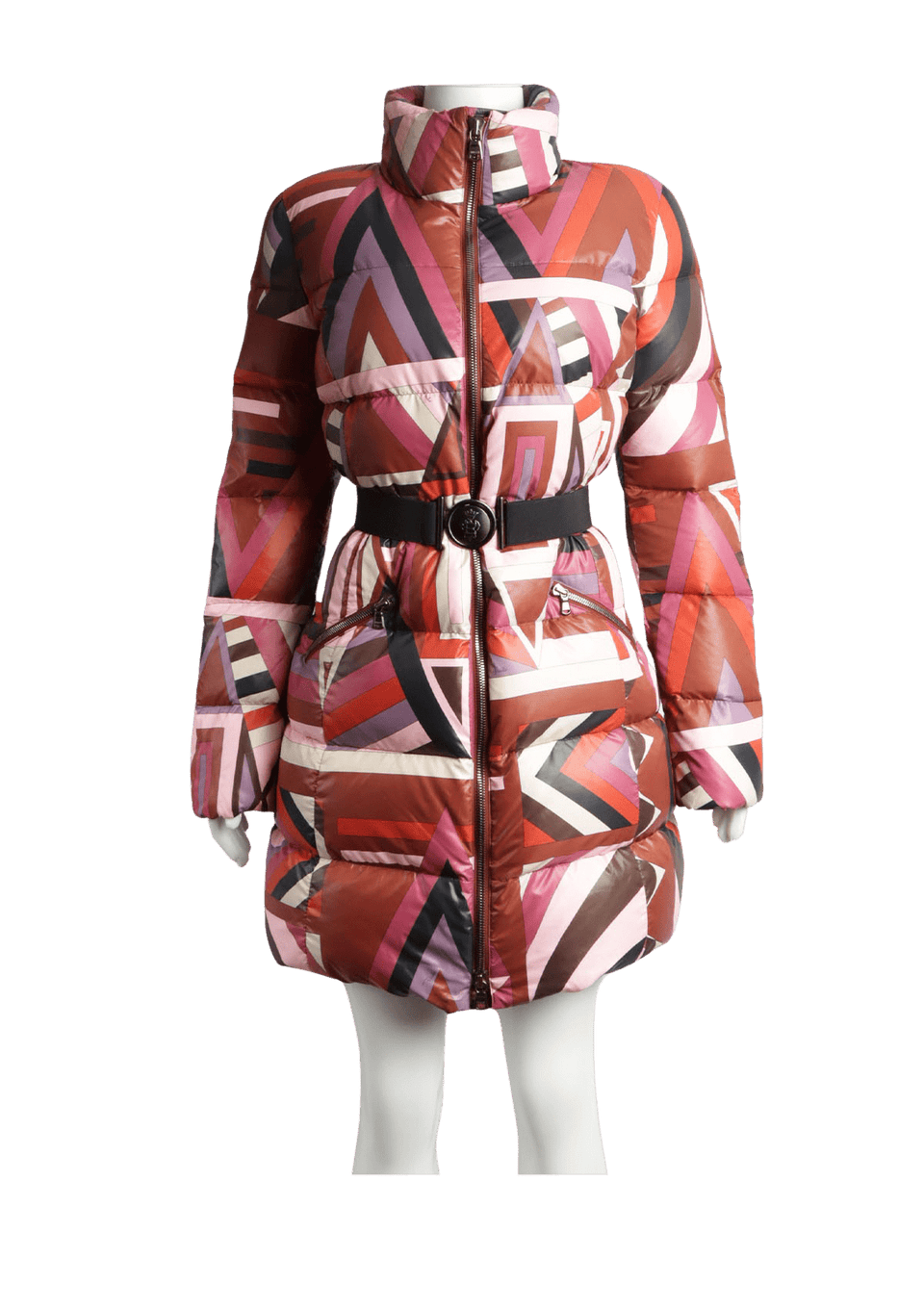 TRENCH COAT EMILIO PUCCI PRINTED DOWN COAT ESTAMPADO 36 ORIGINAL