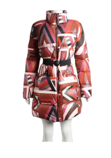 PRINTED DOWN COAT 36