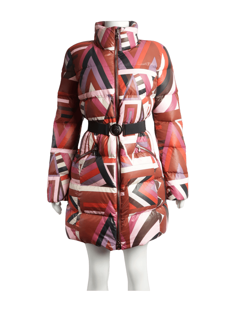 PRINTED DOWN COAT 36