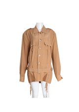 CORSET BANDAGE PARKA 42