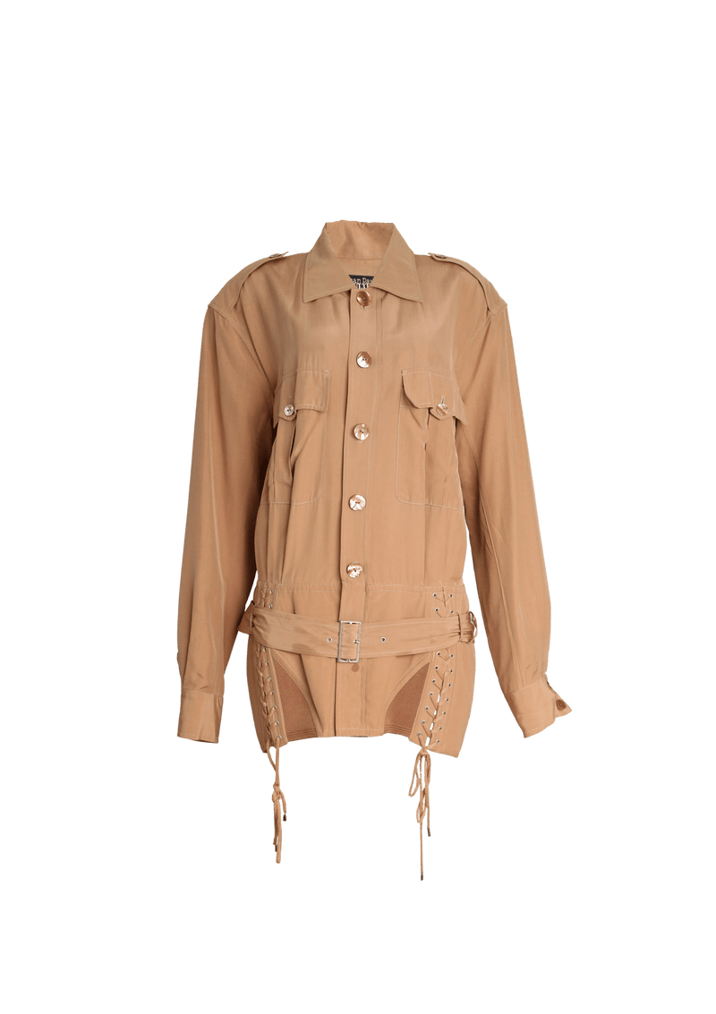 CORSET BANDAGE PARKA 42