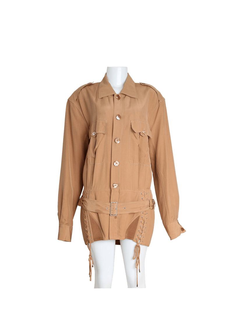 CORSET BANDAGE PARKA 42