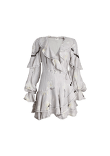 FIONA WRAP MINI DRESS 34