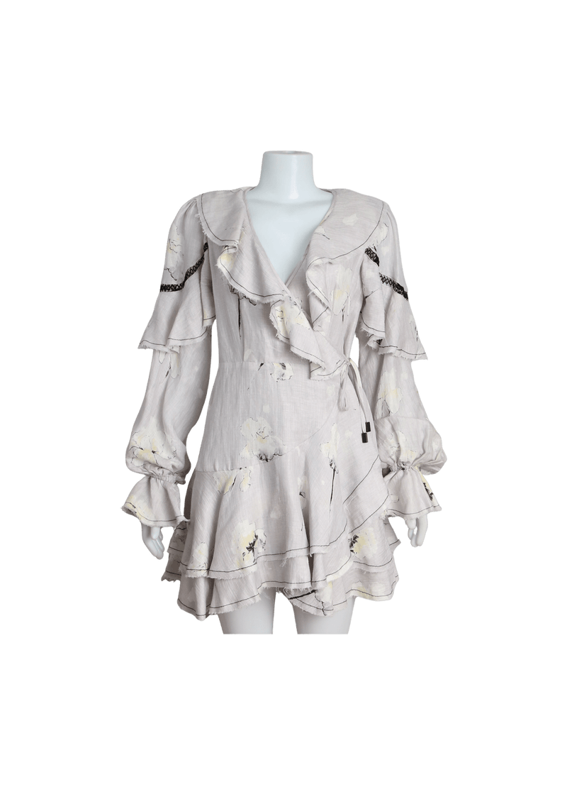 Aje fiona store wrap dress