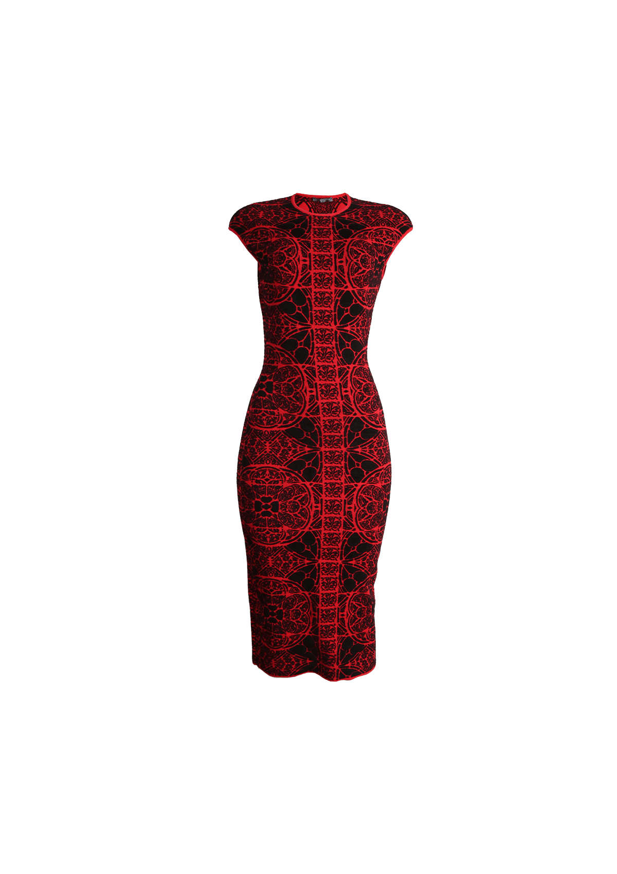 VESTIDO ALEXANDER MCQUEEN MINI DRESS PP VERMELHO ORIGINAL – Gringa