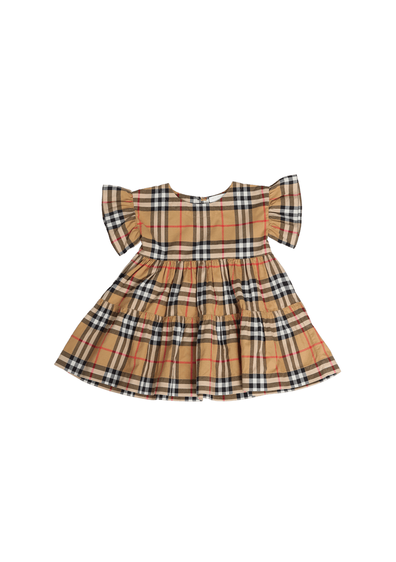 HOUSE CHECK MINI DRESS 9M