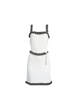 CHAIN EMBELLISHED DRESS 38