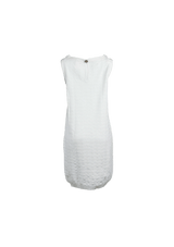 VESTIDO CHANEL CHAIN EMBELLISHED DRESS 38 BRANCO ORIGINAL – Gringa