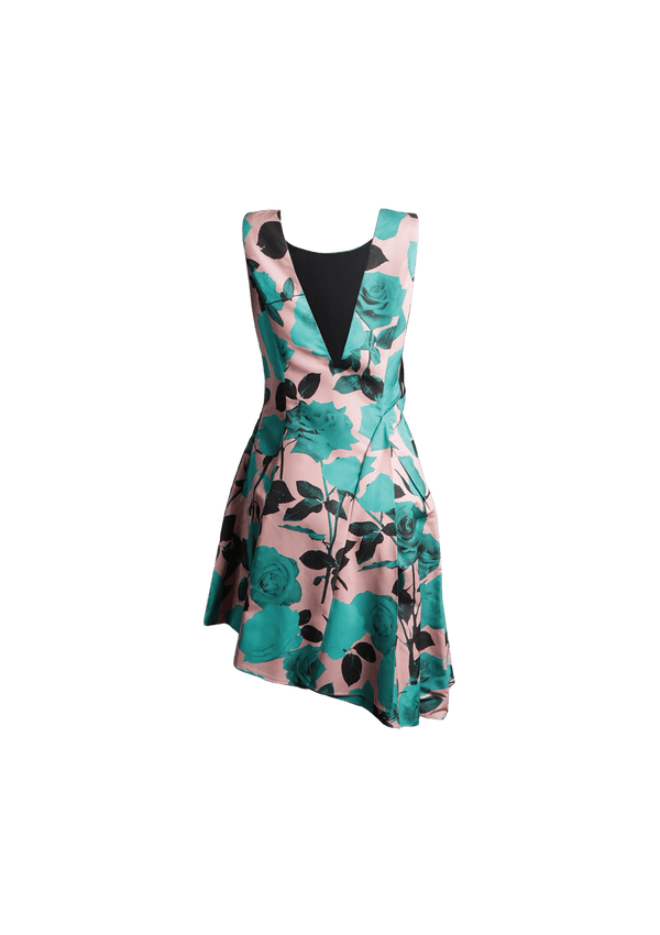 FLORAL MID DRESS 36