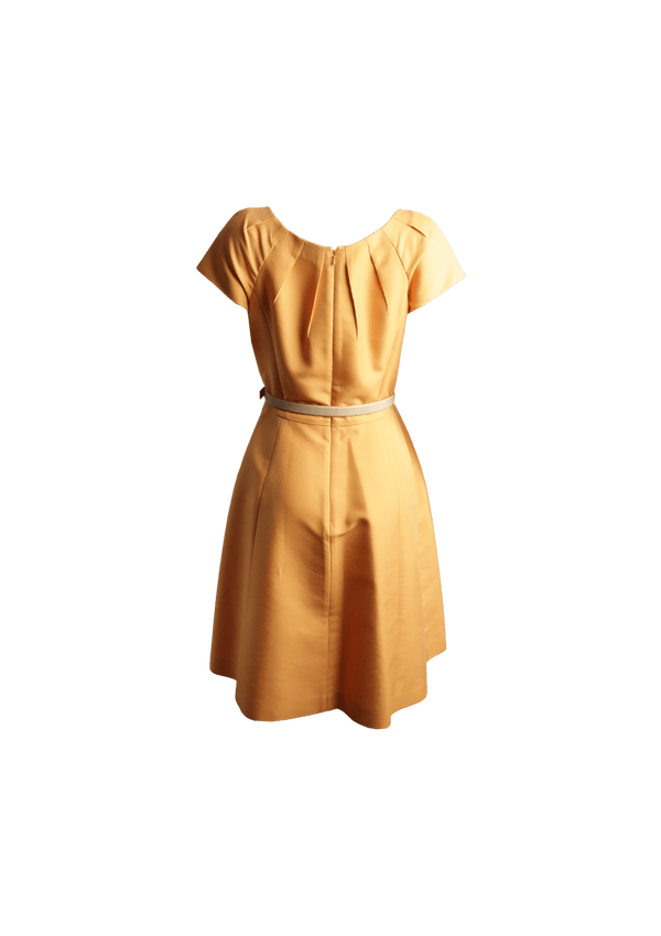 PLEATS MINI DRESS 38
