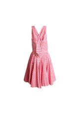 DELIGHTFUL COTTON GINGHAM DRESS M