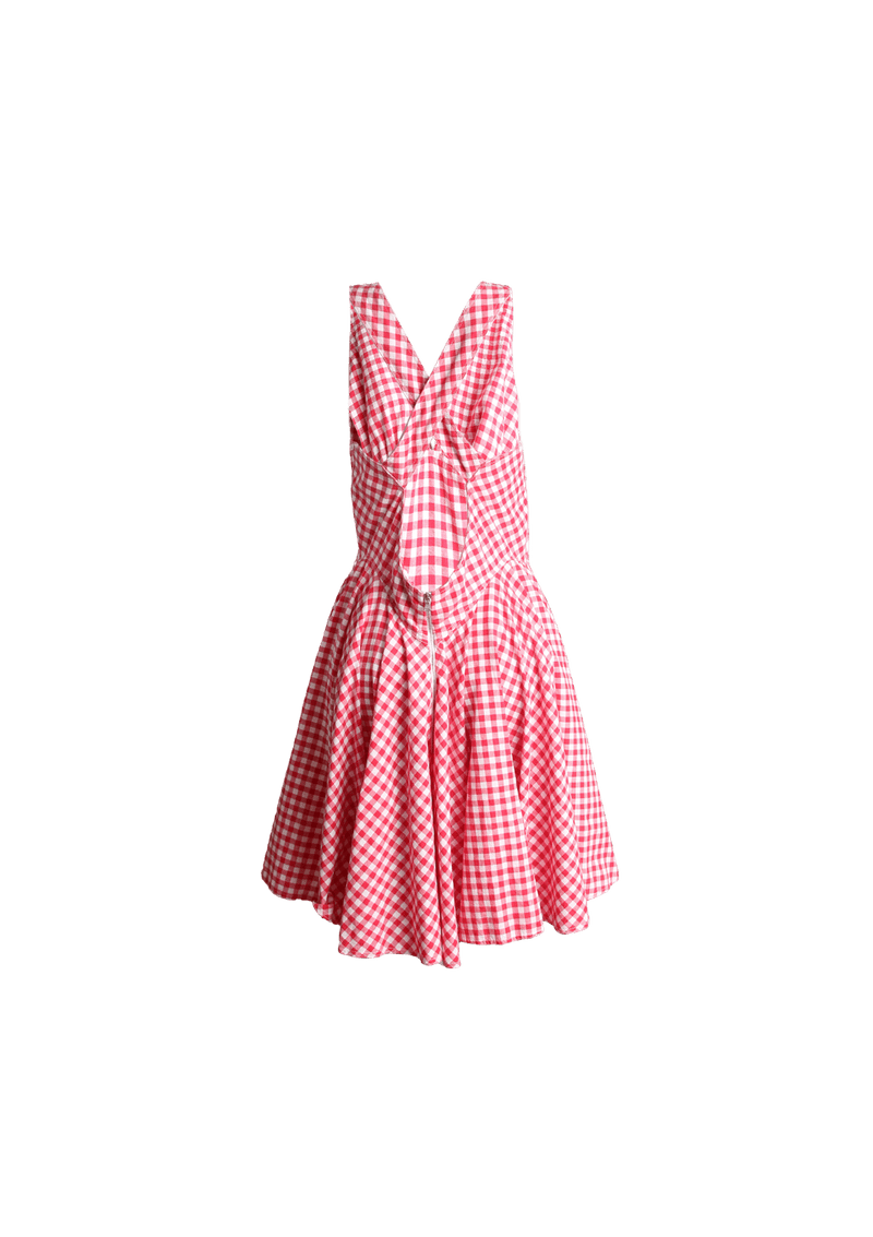 DELIGHTFUL COTTON GINGHAM DRESS M