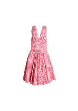 DELIGHTFUL COTTON GINGHAM DRESS M