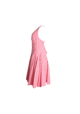 DELIGHTFUL COTTON GINGHAM DRESS M