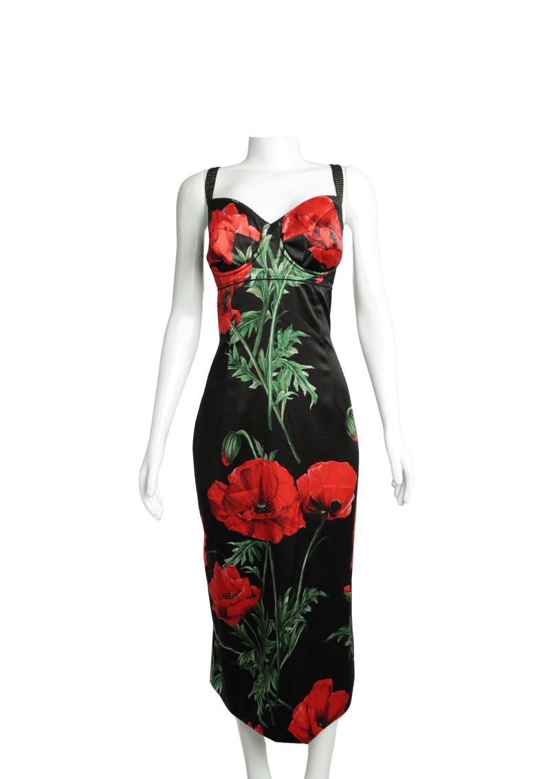 FLORAL MIDI DRESS 44