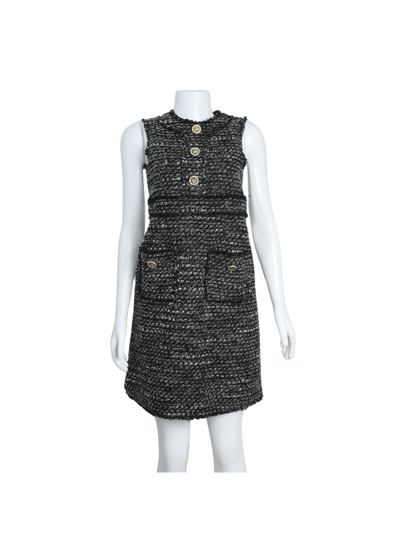 GIRL'S TWEED DRESS 11-12Y