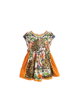 KIDS PRINTED MINI DRESS 2Y