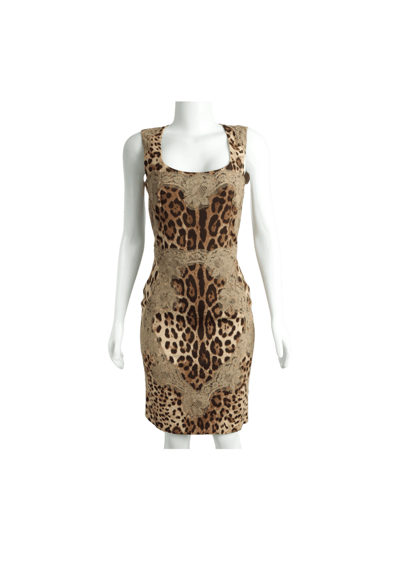 LEOPARD MINI DRESS PP