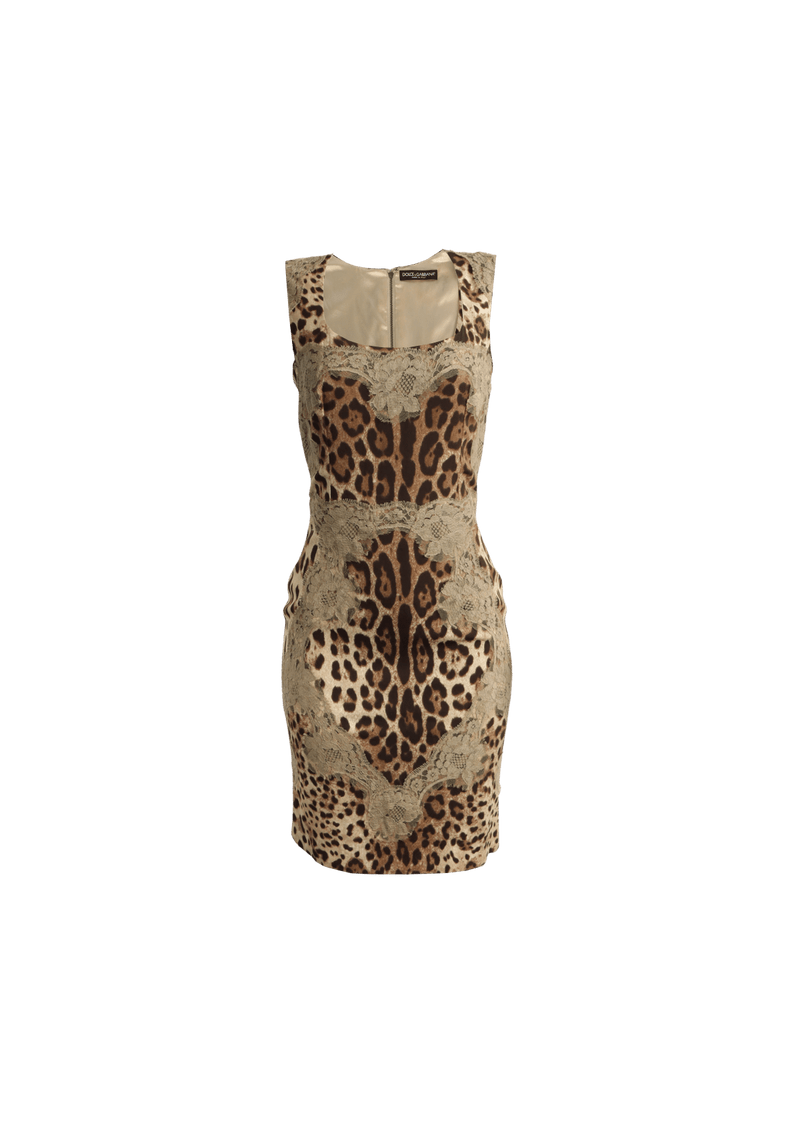 LEOPARD MINI DRESS PP