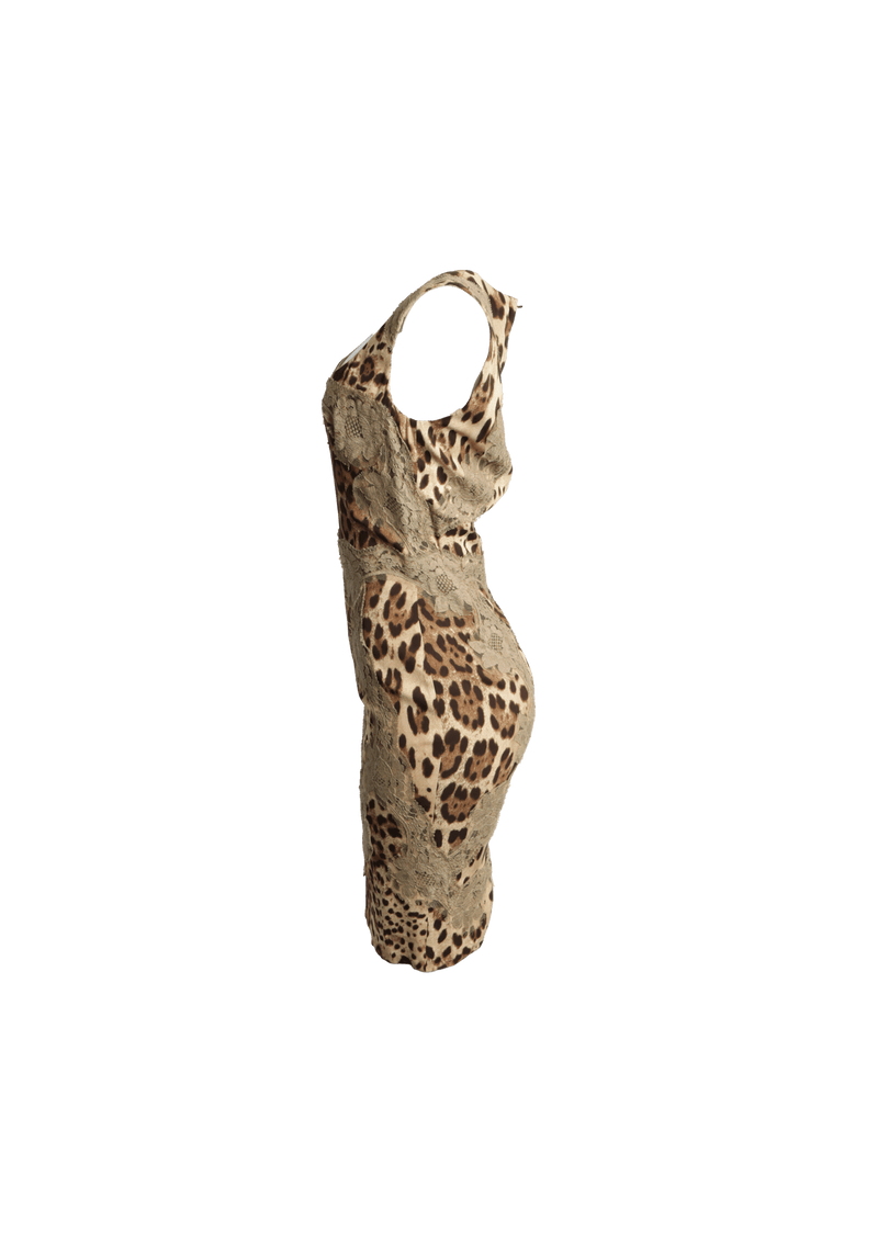 LEOPARD MINI DRESS PP