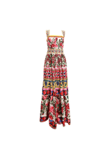 VESTIDO DOLCE & GABBANA MAMBO PRINT LONG DRESS 38 ESTAMPADO VESTIDO DOLCE & GABBANA MAMBO PRINT LONG DRESS 38 ESTAMPADO